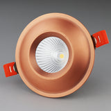 Copper / Solid COB LED Downlight Made of copper housing
