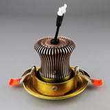 Golden / Solid COB LED Downlight Made of copper housing